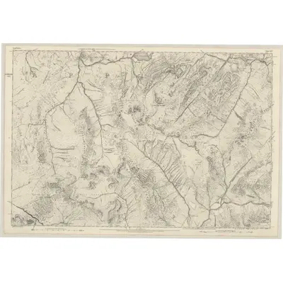 1870 Map of Argyllshire, Sheet XLV, 1875 Print