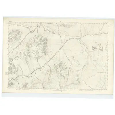 1870 Map of Argyllshire, Sheet XLVI, 1874 Print