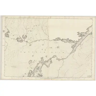 1870 Map of Argyllshire, Sheet XLVII, 1875 Print