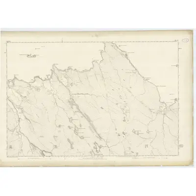 1872 Map of Argyllshire, Sheet XV (with inset XVa), 1875 Print
