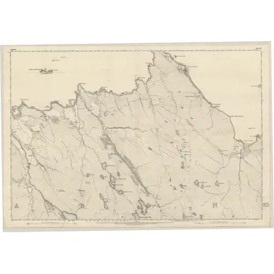 1872 Map of Argyllshire, Sheet XV (with inset XVa), 1875 Print