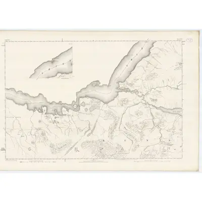 1872 Map of Argyllshire, Sheet XVII (with inset VIII), 1875 Print