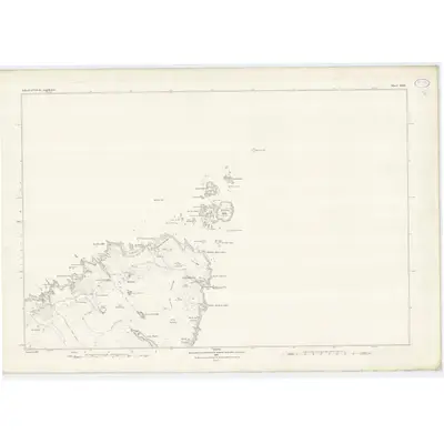 1878 Map of Argyllshire, Sheet XXII, 1881 Print