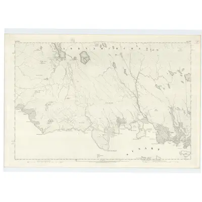 1872 Map of Argyllshire, Sheet XXV, 1875 Print