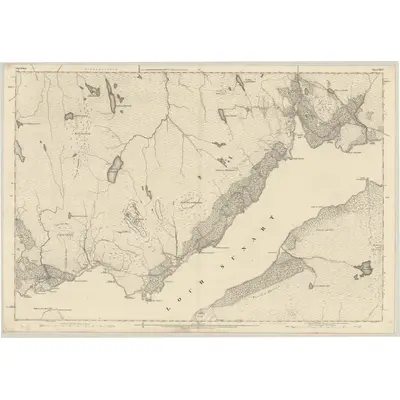 1872 Map of Argyllshire, Sheet XXVI, 1875 Print