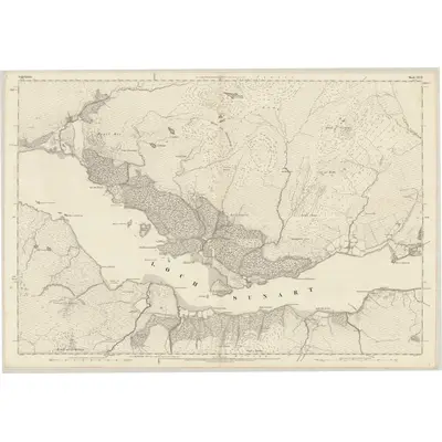 1872 Map of Argyllshire, Sheet XXVII, 1875 Print
