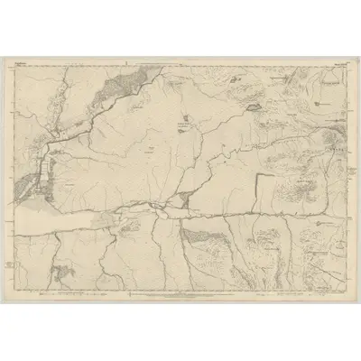 1872 Map of Argyllshire, Sheet XXVIII, 1875 Print
