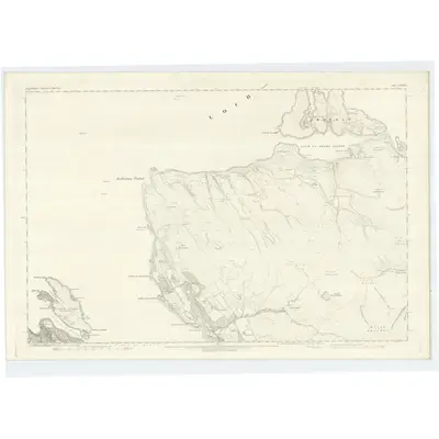 1872 Map of Argyllshire, Sheet XXXIX, 1875 Print
