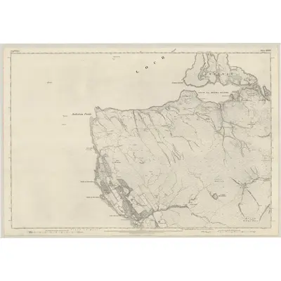 1872 Map of Argyllshire, Sheet XXXIX, 1875 Print