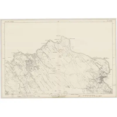 1877 Map of Argyllshire, Sheet XXXVIII, 1881 Print