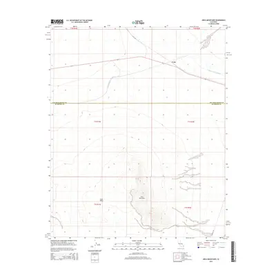 2015 Map of Arica Mountains, 2015 Print
