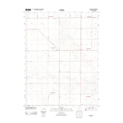 2013 Map of Arickaree, 2013 Print