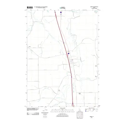 2010 Map of Arimo, 2010 Print