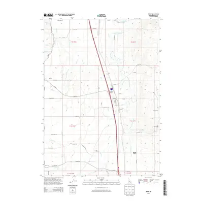 2013 Map of Arimo, 2013 Print