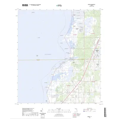 2024 Map of Aripeka, 2024 Print