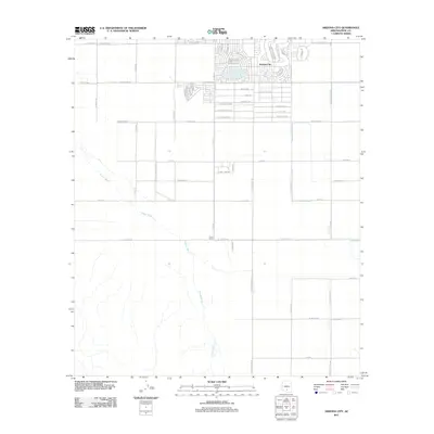 2011 Map of Arizona City, 2011 Print