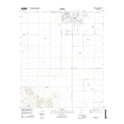 2014 Map of Arizona City, 2014 Print