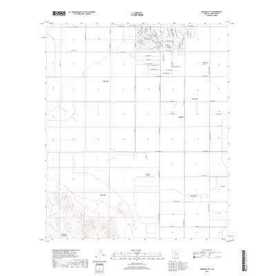2018 Map of Arizona City, 2018 Print