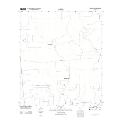 2013 Map of Arizona Creek, 2013 Print