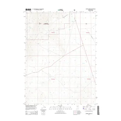 2014 Map of Arizona Spring, 2014 Print