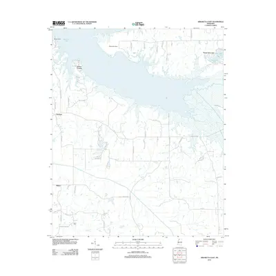 2012 Map of Arkabutla East, 2012 Print