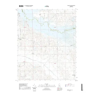 2018 Map of Arkabutla East, 2018 Print