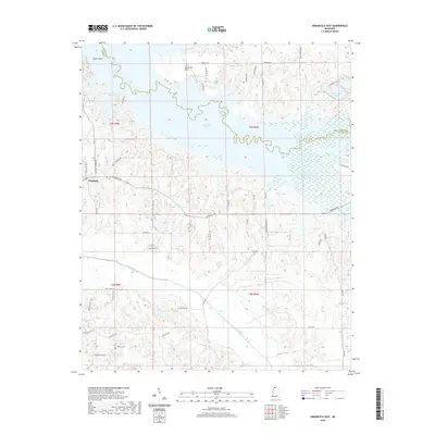2020 Map of Arkabutla East, 2020 Print