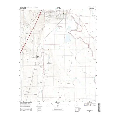 2014 Map of Arkadelphia, 2014 Print
