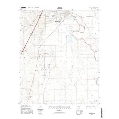 2017 Map of Arkadelphia, 2017 Print