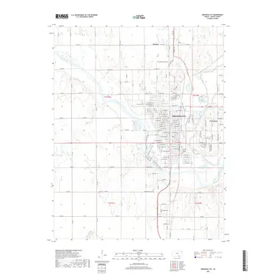 2018 Map of Arkansas City, 2018 Print