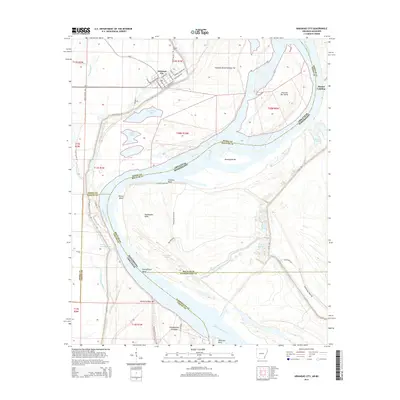 2014 Map of Arkansas City, 2014 Print
