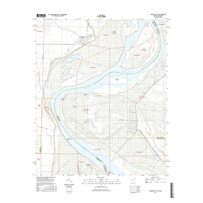 2017 Map of Arkansas City, 2017 Print