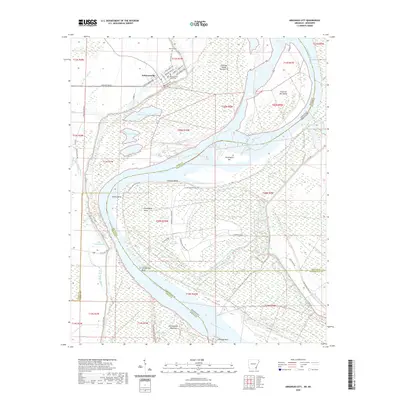 2020 Map of Arkansas City, 2020 Print