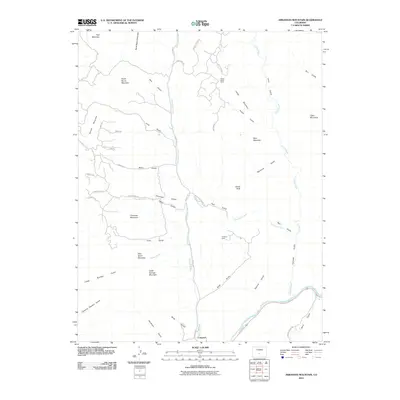 2010 Map of Arkansas Mountain, 2010 Print