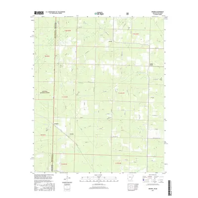 2017 Map of Arkinda, 2017 Print