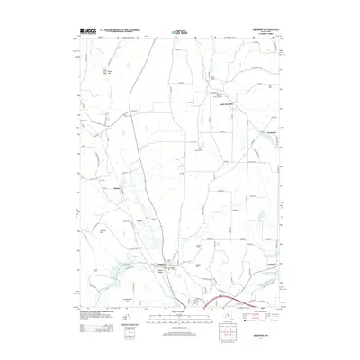 2013 Map of Arkport, 2013 Print