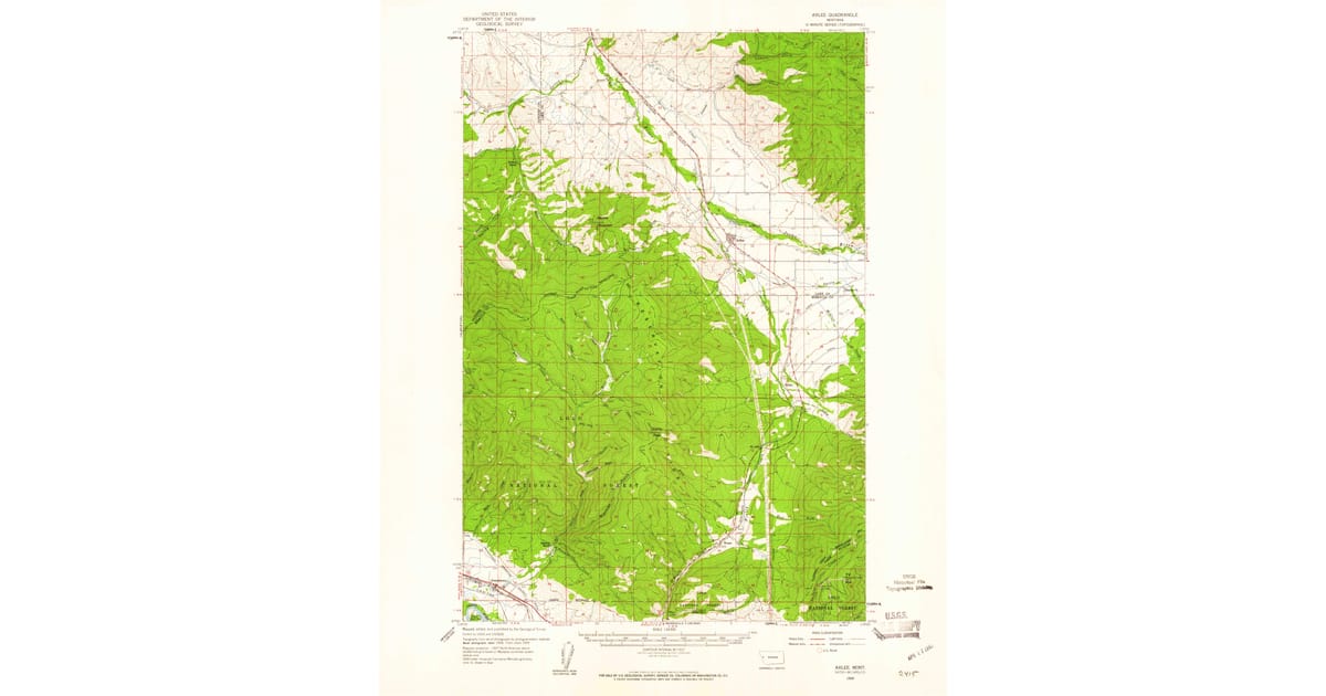 1959 Map of Arlee, MT — High-Res | Pastmaps