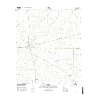 2017 Map of Arlington, 2017 Print