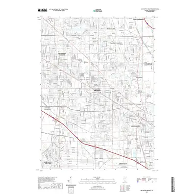 2021 Map of Arlington Heights, 2021 Print