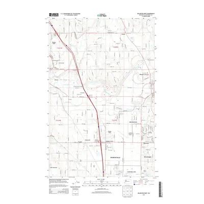 2014 Map of Arlington West, 2014 Print