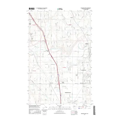 2017 Map of Arlington West, 2017 Print