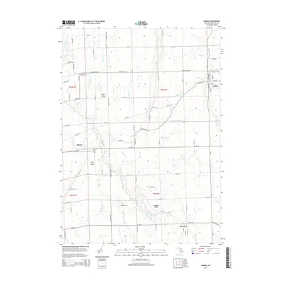 2014 Map of Armada, 2014 Print