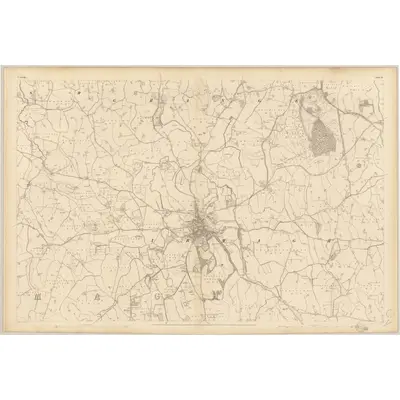 1835 Map of Armagh - Sheet 12, 1837 Print