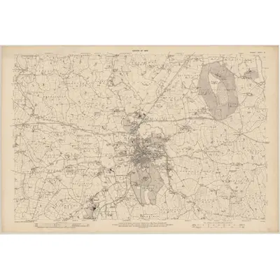 1906 Map of Armagh - Sheet 12, 1908 Print