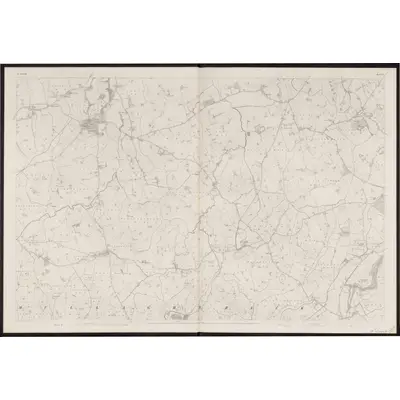 1834 Map of Armagh - Sheet 13, 1862 Print