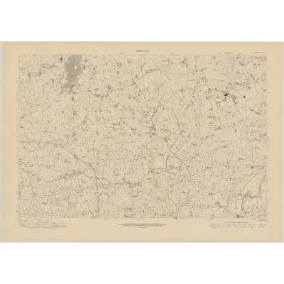 1955 Map of Armagh - Sheet 13, 1958 Print