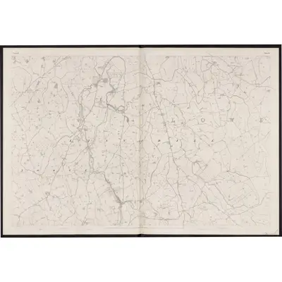 1834 Map of Armagh - Sheet 16, 1862 Print