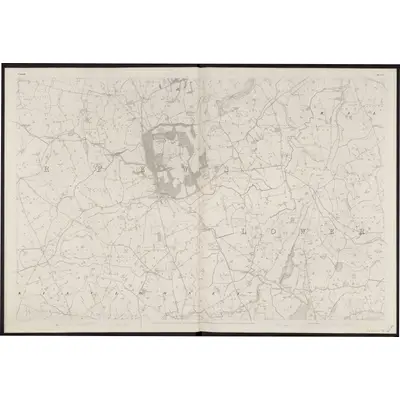 1835 Map of Armagh - Sheet 17, 1863 Print