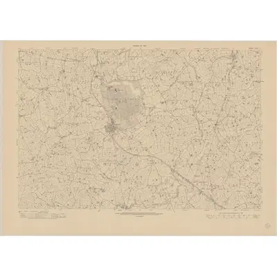 1955 Map of Armagh - Sheet 17, 1958 Print