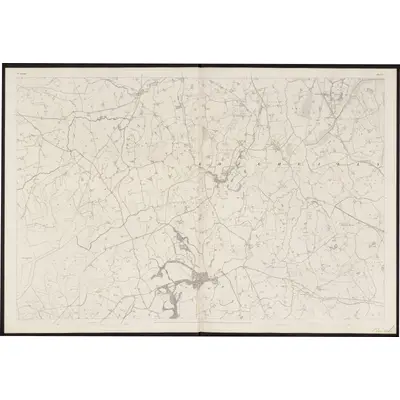 1834 Map of Armagh - Sheet 21, 1862 Print